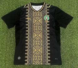 2026 Morocco black soccer jersey size S-2XL